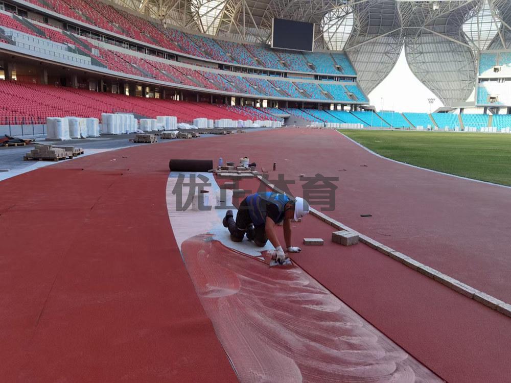 米林预制型橡胶跑道每平方米的价格